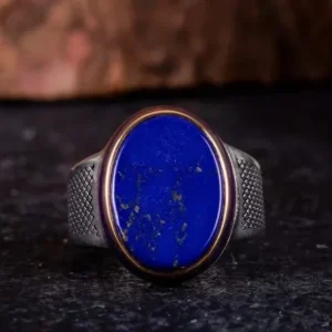 Exclusive Design Oval Mother of Pearl Silver Ring